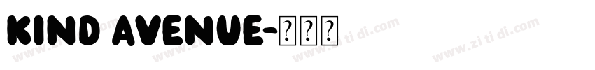 Kind Avenue字体转换